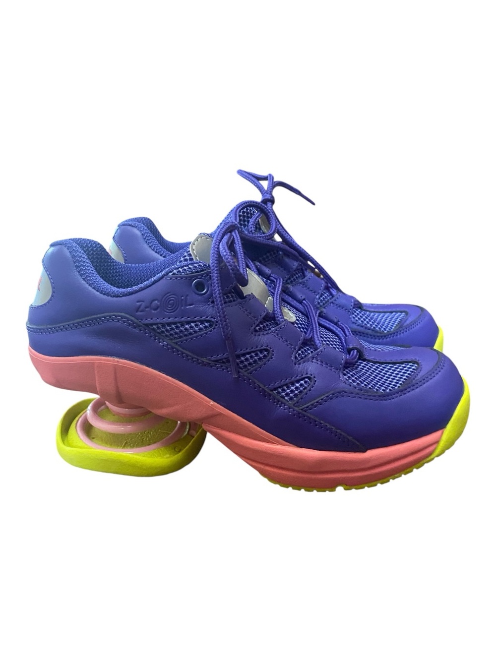 Z-CoiL Womens Purple Freedom Classics Spring Coil Sneakers